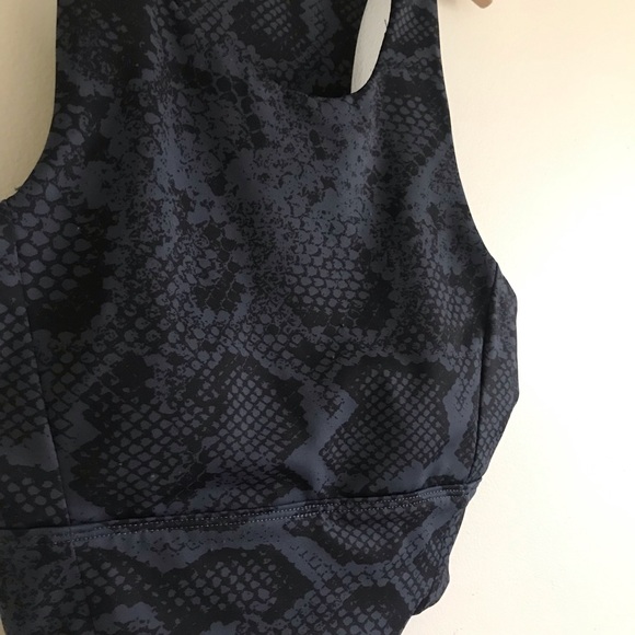 Anthropologie ALLFENIX Indie Python Racerback Sports Bra Medium - Picture 6 of 7